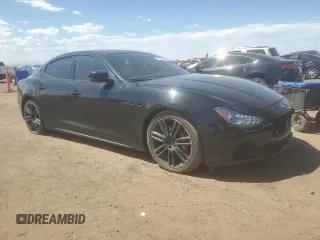 2016 Maserati Ghibli S z VIN ZAM57RSA6G1173551, wystawiony jako Copart lot #61822555 z przebiegiem 90 063 mil mil oraz Czysty tytuł • Clean title. Historia ofert i sprzedaży dostępna na DreamBid. Obrazek 4.