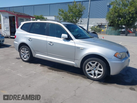 2006 BMW X3 3.0i with VIN WBXPA93496WG86257, listed as a IAAI auction lot 42312476 with 145,746 mi miles and . Bid and sale history available at DreamBid. Image 1.