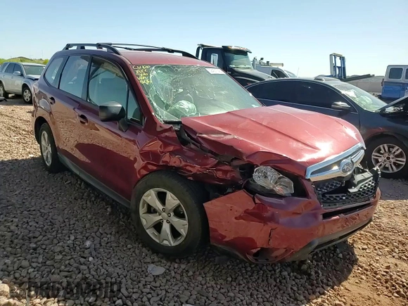 2016 Subaru Forester 2.5i with VIN JF2SJABC8GH545136, listed as a Copart auction lot 62401745 with 104,528 mi miles and Salvage title. Bid and sale history available at DreamBid. Image 13.