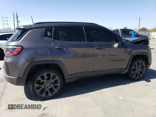 2021 Jeep Compass 80th Anniversary with VIN 3C4NJDEB1MT550319, listed as a Copart auction lot 52038445 with 28,461 mi miles and Salvage title. Bid and sale history available at DreamBid. Image 3.