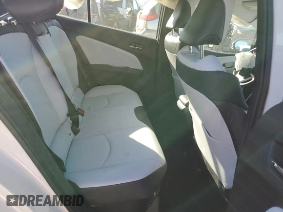 2018 Toyota Prius Two with VIN JTDKARFU1J3055156, listed as a Copart auction lot 47745465 with 57,740 mi miles and Salvage Title. Bid and sale history available at DreamBid. Image 10.