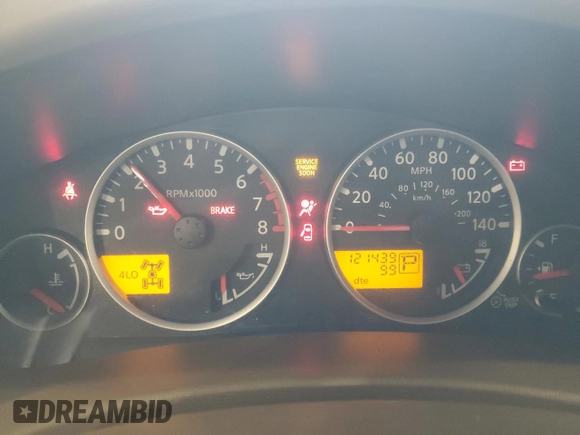 2007 Nissan Frontier SE with VIN 1N6AD09W47C442379, listed as a Copart auction lot 51616985 with 121,439 mi miles and Salvage Title. Bid and sale history available at carsss.com. Image 9.