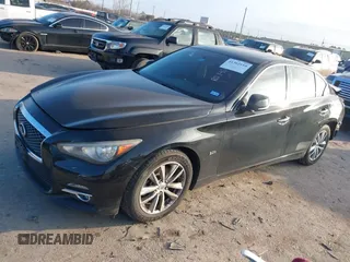 2017 Infiniti Q50 2.0t with VIN JN1CV7AP6HM642216, listed as a IAAI auction lot 41362110 with 99,542 mi miles and . Bid and sale history available at carsss.com. Image 18.