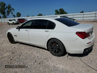 2015 BMW 7 Series 740Li with VIN WBAYE4C50FD947508, listed as a Copart auction lot 60527553 with 98,288 mi miles. Bid and sale history available at carsss.com. Image 2.