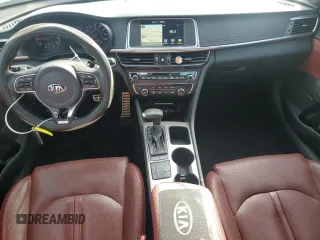 2017 Kia Optima SX with VIN 5XXGW4L28HG125596, listed as a Copart auction lot 45676465 with 111,066 mi miles and Salvage title. Bid and sale history available at DreamBid. Image 8.