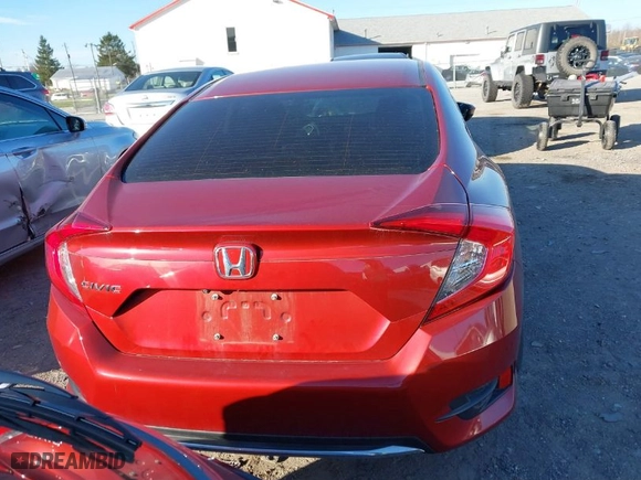2020 Honda Civic Sedan LX with VIN 19XFC2F62LE016379, listed as a IAAI auction lot 41865767 with 48,157 mi miles. Bid and sale history available at carsss.com. Image 16.