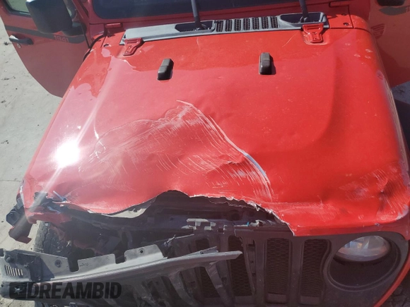 2020 Jeep Wrangler Unlimited Sport с VIN 1C4HJXDG6LW278287, выставлен на аукционе Copart как лот 54019895 с пробегом 60 156 миль миль и Списание • Salvage title. История ставок и продаж доступна на DreamBid. Изображение 11.