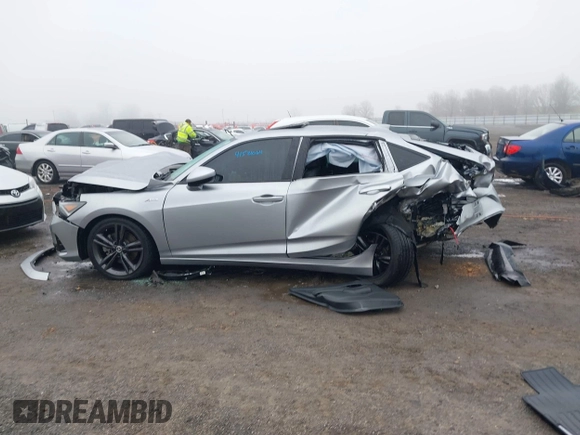 2023 Acura Integra w/A-Spec Package with VIN 19UDE4H3XPA009514, listed as a IAAI auction lot 41521064 with 50,320 mi miles and . Bid and sale history available at DreamBid. Image 14.