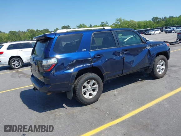 2017 Toyota 4Runner SR5 with VIN JTEBU5JR6H5470826, listed as a IAAI auction lot 42021376 with 60,460 mi miles and . Bid and sale history available at DreamBid. Image 4.