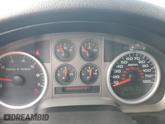 2007 Ford F-150 XLT with VIN 1FTPW12V27KD37683, listed as a Copart auction lot 61747115 with 189,674 mi miles and Salvage title. Bid and sale history available at DreamBid. Image 9.