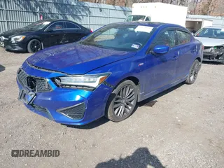 2019 Acura ILX w/Premium/A-Spec Pkg with VIN 19UDE2F87KA003908, listed as a IAAI auction lot 41673179 with 72,505 mi miles. Bid and sale history available at carsss.com. Image 17.
