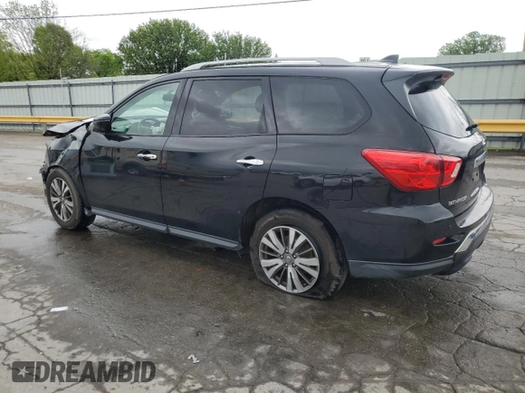 2019 Nissan Pathfinder S with VIN 5N1DR2MM6KC630831, listed as a Copart auction lot 53923815 with 94,777 mi miles and Salvage title. Bid and sale history available at DreamBid. Image 2.