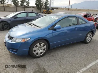 2009 Honda Civic Cpe LX with VIN 2HGFG12639H519390, listed as a Copart auction lot 53230825 with 105,819 mi miles and Salvage Title. Bid and sale history available at carsss.com. Image 1.
