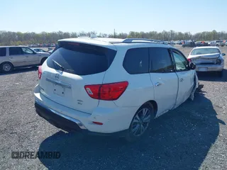 2019 Nissan Pathfinder S with VIN 5N1DR2MM4KC638264, listed as a IAAI auction lot 42048739 with 106,373 mi miles and . Bid and sale history available at DreamBid. Image 4.