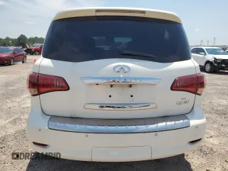 2017 Infiniti QX80 with VIN JN8AZ2ND0H9830667, listed as a Copart auction lot 58690014 with 124,251 mi miles and Clean Title. Bid and sale history available at carsss.com. Image 6.