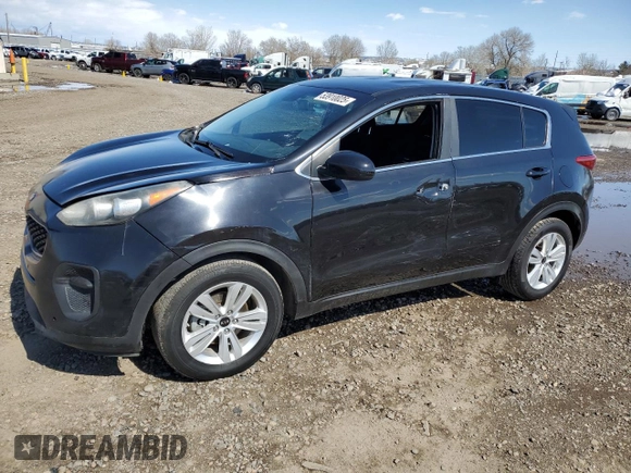 2018 Kia Sportage LX with VIN KNDPM3AC5J7473947, listed as a Copart auction lot 53910025 with 89,230 mi miles and Clean Title. Bid and sale history available at carsss.com. Image 1.