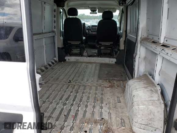 2017 Ram ProMaster Cargo with VIN 3C6TRVAG7HE547837, listed as a Copart auction lot 47671445 with 129,104 mi miles and Salvage Title. Bid and sale history available at DreamBid. Image 10.