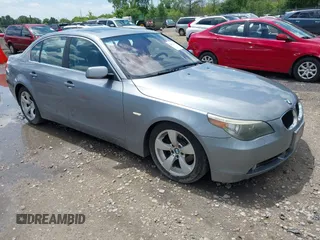 2005 BMW 5 Series 525i with VIN WBANA53525B168223, listed as a IAAI auction lot 42472769 with 177,309 mi miles and . Bid and sale history available at DreamBid. Image 1.