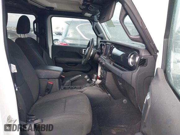 2023 Jeep Wrangler Sahara with VIN 1C4HJXEN7PW701607, listed as a IAAI auction lot 41774580 with 13,376 mi miles. Bid and sale history available at carsss.com. Image 5.