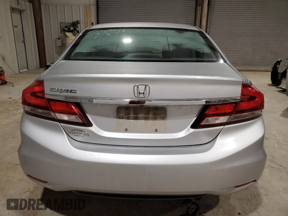 2015 Honda Civic EX with VIN 19XFB2F82FE010770, listed as a Copart auction lot 43957405 with 185,372 mi miles and Salvage Title. Bid and sale history available at carsss.com. Image 6.