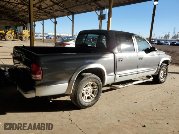 2003 Dodge Dakota SLT with VIN 1D7HL48NX3S135602, listed as a Copart auction lot 79321584 with 0 mi miles and Clean Title. Bid and sale history available at carsss.com. Image 3.