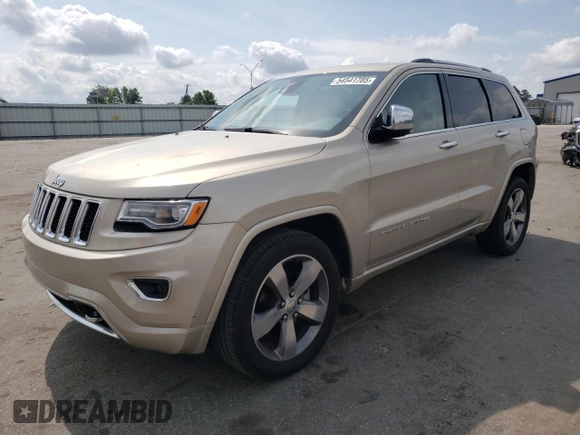 2015 Jeep Grand Cherokee High Altitude with VIN 1C4RJECG3FC800812, listed as a Copart auction lot 54541785 with 107,217 mi miles and Clean Title. Bid and sale history available at carsss.com. Image 1.