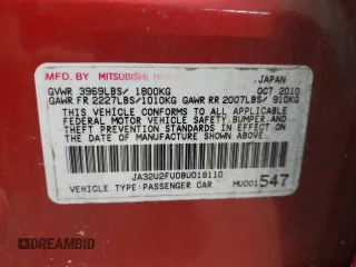 2011 Mitsubishi Lancer ES with VIN JA32U2FU0BU018110, listed as a Copart auction lot 67332064 with Not Provided miles and Salvage Title. Bid and sale history available at DreamBid. Image 14.