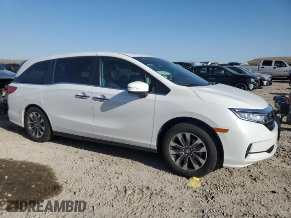 2024 Honda Odyssey EX-L с VIN 5FNRL6H65RB049073, выставлен на аукционе Copart как лот 54200195 с пробегом 8 080 миль миль и Списание • Salvage title. История ставок и продаж доступна на DreamBid. Изображение 4.