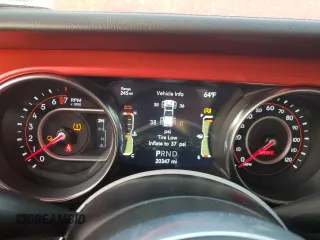 2022 Jeep Gladiator Rubicon with VIN 1C6JJTBGXNL163474, listed as a Copart auction lot 49156285 with 20,347 mi miles and Salvage title. Bid and sale history available at DreamBid. Image 9.