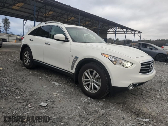 2016 Infiniti QX70 z VIN JN8CS1MU7GM670825, wystawiony jako Copart lot #43550055 z przebiegiem 61 773 mil mil oraz Szkoda całkowita • Salvage title. Historia ofert i sprzedaży dostępna na DreamBid. Obrazek 4.