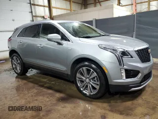 2025 Cadillac XT5 FWD Premium Luxury with VIN 1GYKNCRS9SZ120579, listed as a Copart auction lot 47656605 with 6,136 mi miles and Clean Title. Bid and sale history available at DreamBid. Image 4.