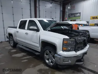 2015 Chevrolet Silverado 1500 LTZ with VIN 3GCUKSEC5FG350450, listed as a IAAI auction lot 41414983 with 149,186 mi miles. Bid and sale history available at carsss.com. Image 1.