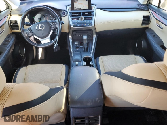 2015 Lexus NX 300h with VIN JTJBJRBZ2F2022484, listed as a Copart auction lot 84752004 with 58,950 mi miles and Salvage title. Bid and sale history available at DreamBid. Image 8.