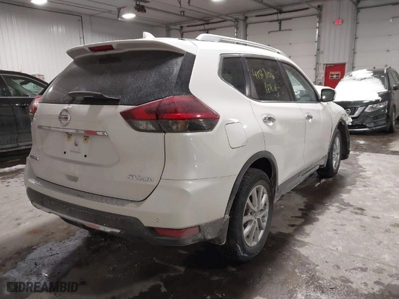 2019 Nissan Rogue SV with VIN KNMAT2MV2KP534835, listed as a IAAI auction lot 41567006 with 56359 miles. Bid and sale history available at carsss.com. Image 4.