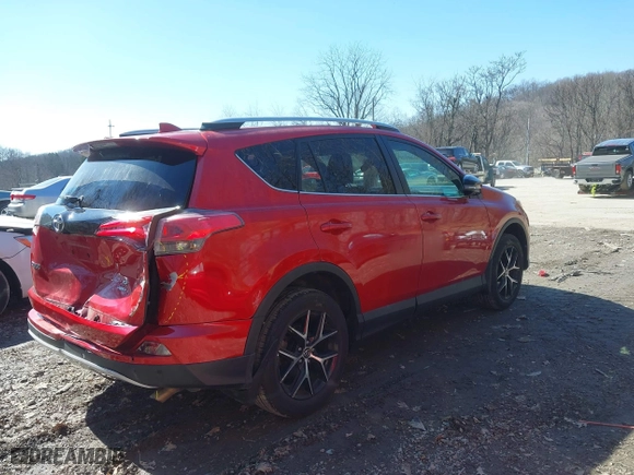 2016 Toyota RAV4 SE with VIN 2T3JFREV2GW460178, listed as a IAAI auction lot 41754474 with 126,797 mi miles. Bid and sale history available at carsss.com. Image 4.