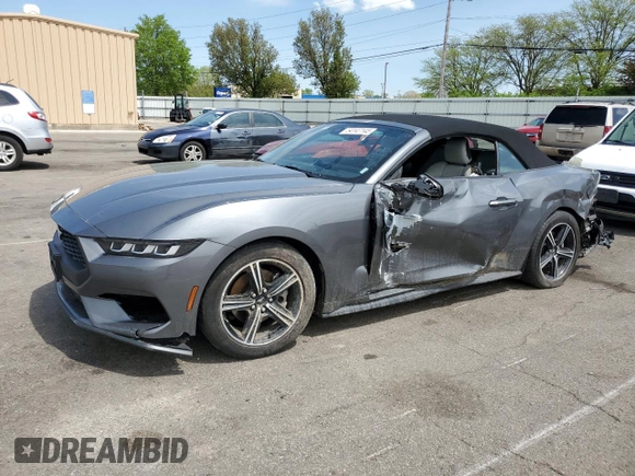 2024 Ford Mustang EcoBoost with VIN 1FAGP8UH3R5120065, listed as a Copart auction lot 54147145 with 41,015 mi miles and Salvage Title. Bid and sale history available at carsss.com. Image 1.