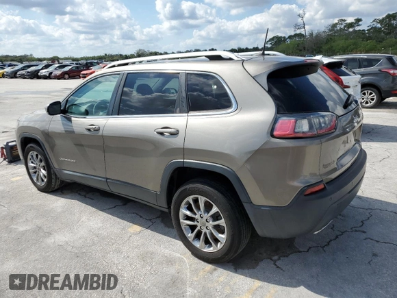 2019 Jeep Cherokee Latitude Plus with VIN 1C4PJLLX7KD109850, listed as a Copart auction lot 44535675 with 27,110 mi miles and Non Repairable. Bid and sale history available at DreamBid. Image 2.