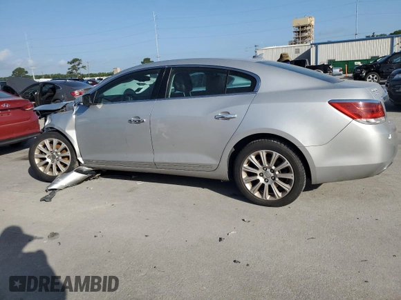 2013 Buick LaCrosse Leather с VIN 1G4GC5E36DF294329, выставлен на аукционе Copart как лот 59966255 с пробегом Не указан миль и Списание • Salvage title. История ставок и продаж доступна на DreamBid. Изображение 2.