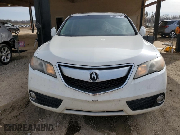 2014 Acura RDX Tech Pkg with VIN 5J8TB3H53EL002695, listed as a Copart auction lot 46033125 with 186,300 mi miles and Salvage Title. Bid and sale history available at carsss.com. Image 5.