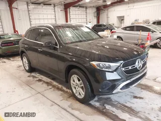 2025 Mercedes-Benz GLC with VIN W1NKM4HB8SF291642, listed as a IAAI auction lot 41397382 with 209 mi miles. Bid and sale history available at carsss.com. Image 1.