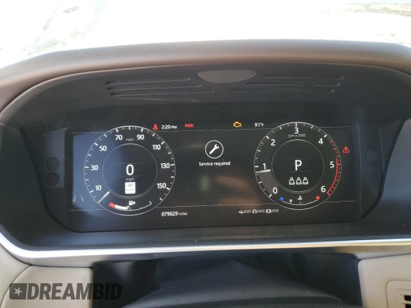 2018 Land Rover Range Rover Sport SE with VIN SALWG2RK1JA402071, listed as a Copart auction lot 77956644 with 79,629 mi miles and Salvage Title. Bid and sale history available at DreamBid. Image 9.