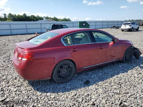2006 Lexus GS 300 with VIN JTHCH96S360010595, listed as a Copart auction lot 69483564 with 269,331 mi miles and Salvage Title. Bid and sale history available at carsss.com. Image 3.