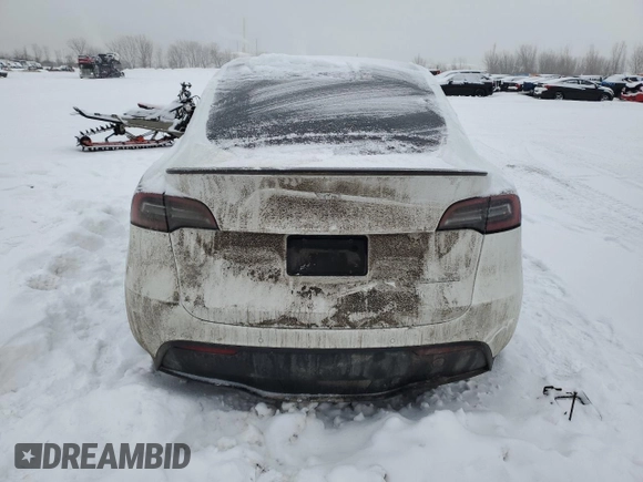 2022 Tesla Model Y Performance with VIN 7SAYGDEF4NF378191, listed as a Copart auction lot 42691915 with Not Provided miles and Salvage Title. Bid and sale history available at DreamBid. Image 6.
