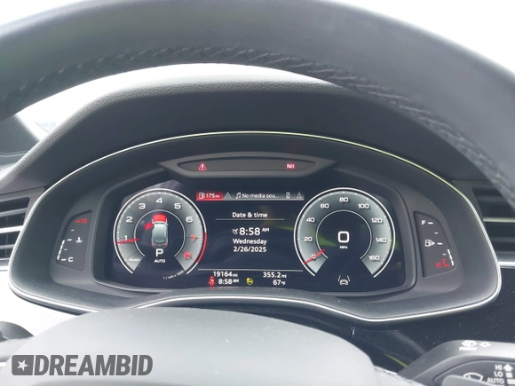 2023 Audi Q7 Premium Plus with VIN WA1LCBF75PD002182, listed as a IAAI auction lot 41660226 with 19,164 mi miles and . Bid and sale history available at DreamBid. Image 7.