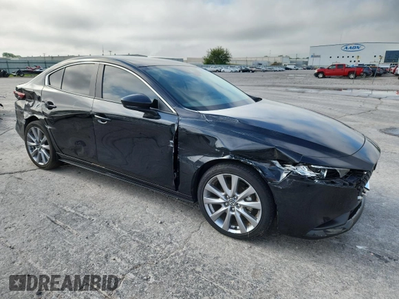 2022 Mazda 3 Select with VIN 3MZBPABL3NM309741, listed as a Copart auction lot 61103655 with 37,451 mi miles and Salvage title. Bid and sale history available at DreamBid. Image 4.