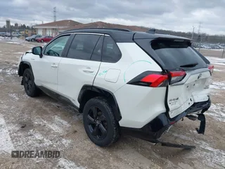2021 Toyota RAV4 Hybrid XSE with VIN 4T3E6RFVXMU032368, listed as a IAAI auction lot 41358963 with 69,337 mi miles and . Bid and sale history available at DreamBid. Image 3.