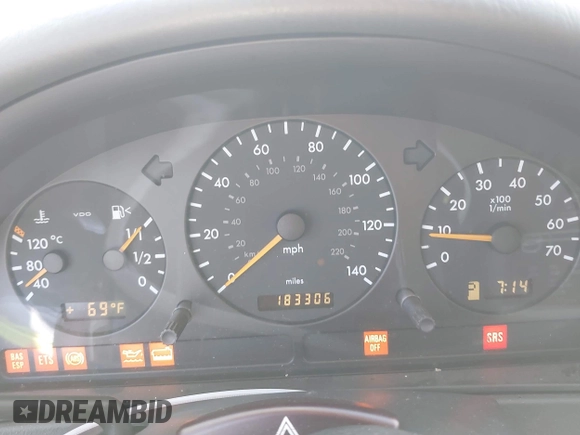 2000 Mercedes-Benz M 320/430/500 with VIN 4JGAB54E3YA164426, listed as a IAAI auction lot 42267653 with 183,306 mi miles and . Bid and sale history available at DreamBid. Image 7.