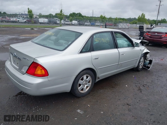 2000 Toyota Avalon XL with VIN 4T1BF28BXYU038831, listed as a IAAI auction lot 42319105 with 139,904 mi miles and . Bid and sale history available at DreamBid. Image 4.