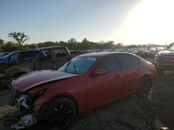 2007 Infiniti G35 G35x with VIN JNKBV61FX7M806638, listed as a Copart auction lot 74701224 with 151,697 mi miles and Salvage Title. Bid and sale history available at DreamBid. Image 1.