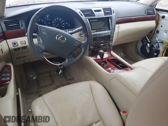 2007 Lexus LS 460 z VIN JTHBL46F075042974, wystawiony jako Copart lot #56526835 z przebiegiem 149 356 mil mil oraz Szkoda całkowita • Salvage title. Historia ofert i sprzedaży dostępna na DreamBid. Obrazek 8.